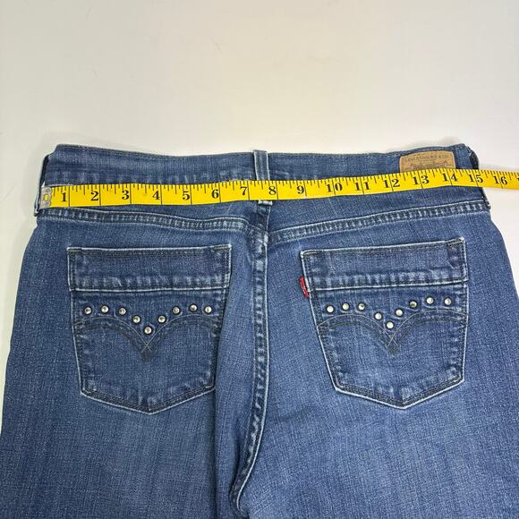 Levi’s Strauss & Co Women’s 515 Boot Cut Studded Pocket Jeans - Size 8 - Picture 7 of 9